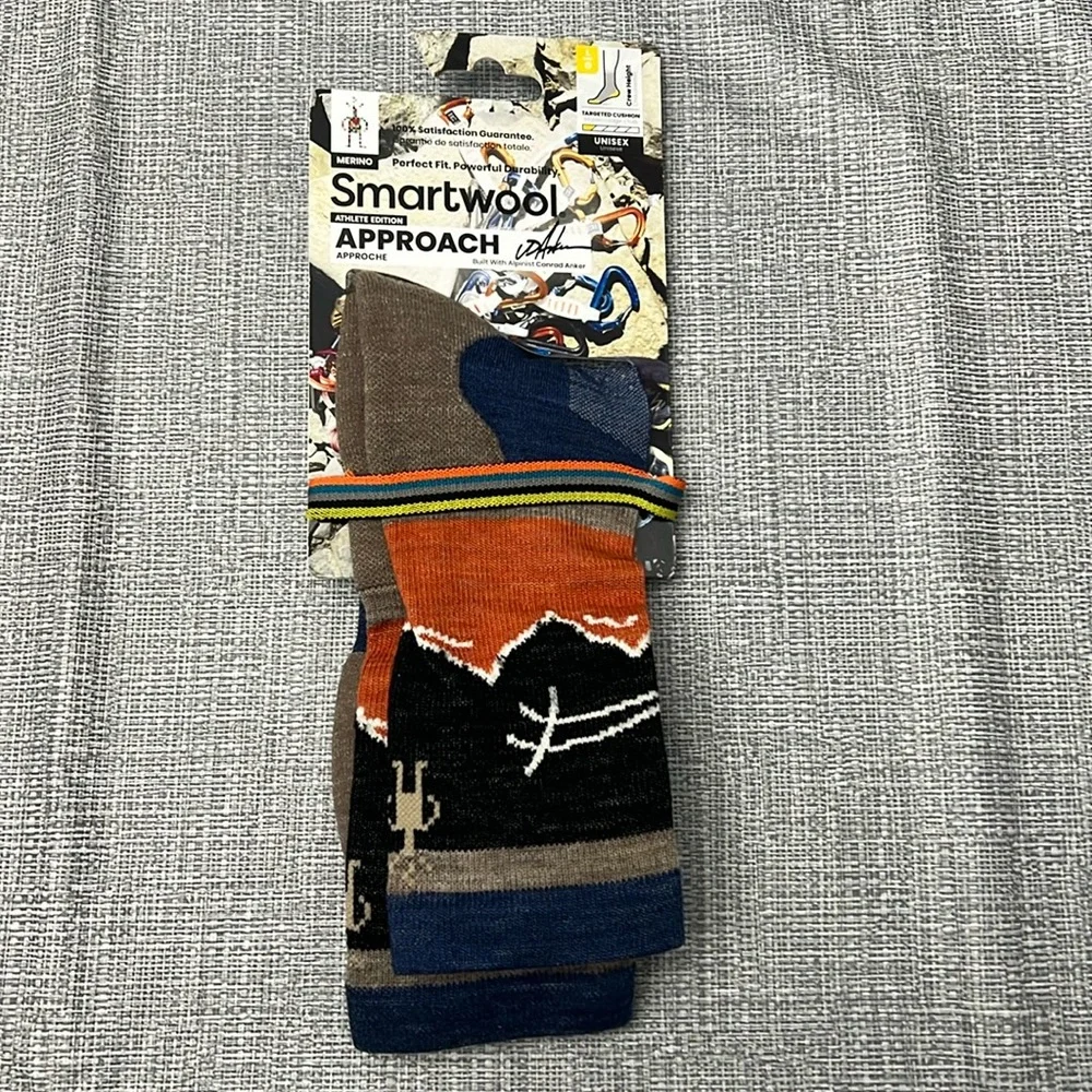 ❗️FINAL❗️ 🆕 SMARTWOOL Athlete Edition APPROACH Crew Socks *UNISEX* - Picture 1 of 5